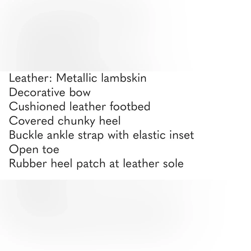 NWT Loeffler Randall Maeve Metallic Gold Knot Bow Ankle Strap Heel - Picture 11 of 12